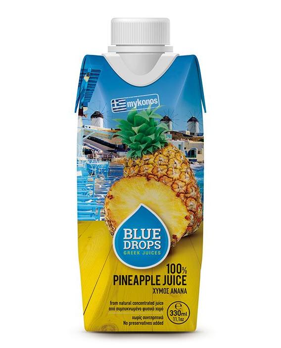 藍(lán)依洛BlueDrops菠蘿汁(330ml)
